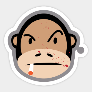 Amadeus the ape Sticker